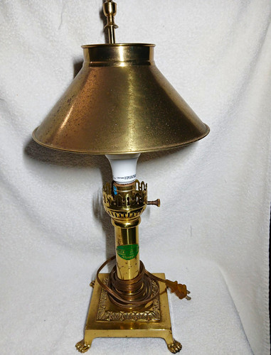 Brass tone metal - metal, w/