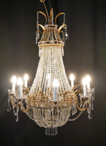 Lustre cristal artisanal - lustre, en