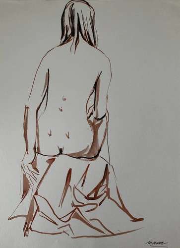 Très beau dessin - beau, nu