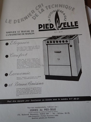 Pied selle cuisinière - selle,