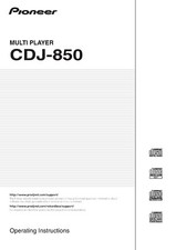 Manuel D'Utilisation Pour Pioneer CDJ-850