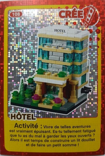 Crée ton monde carte - monde, lego