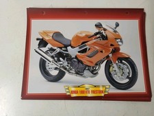 Carte Fiche Moto Passion Édition Atlas HONDA 1000 VTR Firestorn