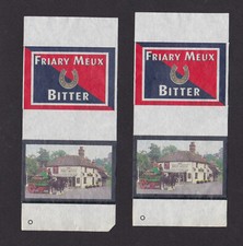 Ancienne  étiquette  allumette Royaume Uni  BN79977 Bitter Pub Carriole Cheval 