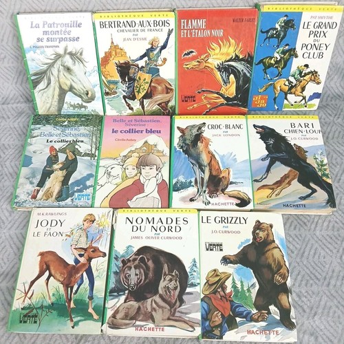 Bibliotheque verte lot 11 - verte, de