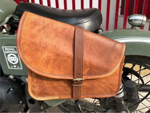 Sacoche vélo cuir - vélo, en