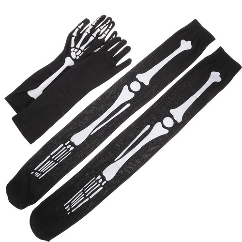 Collant squelette déguisement - collant,
