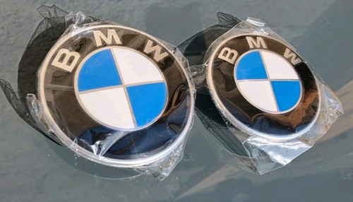 Bmw insigne logo capot - 2x,