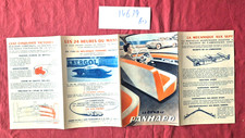 N°14639  bis /  PANHARD la DYNA 1957 dépliant en français / A.Kow / 24 H DU MANS