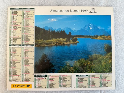 Almanach facteur 1999 - almanach,