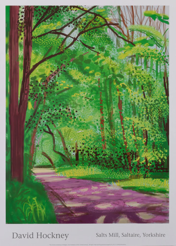 David hockney sous bois - david, :