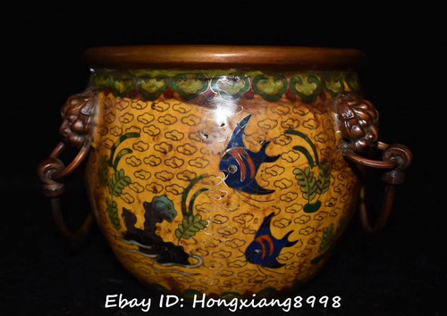 Marked cloisonne enamel bronze - cloisonne,
