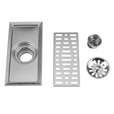 Siphon De Sol En Acier Drain De Douche Rectangulaire En Acier Inoxydable