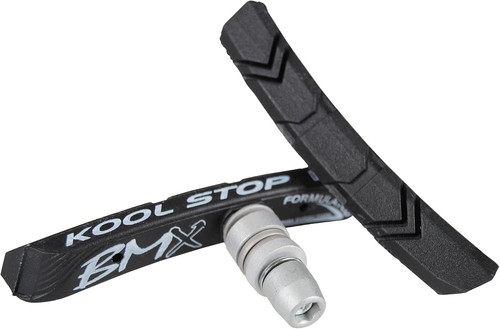 Bmx threaded brake shoe black - threaded,