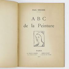 Paul SÉRUSIER ABC de la peinture RARE Edt ORIGINALE 1921