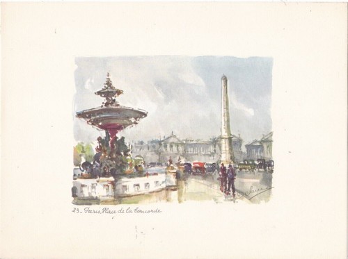 Belle reproduction aquarelle - reproduction, d'aquarelle