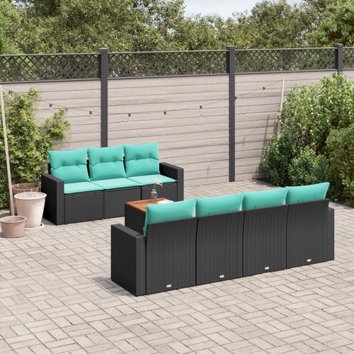 Salon jardin avec coussins - salon,