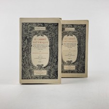 LE CABINET SATYRIQUE . DOUBLE ENVOI SIGNÉ À HENRI DE RÉGNIER . 2/2 VOL . 1924