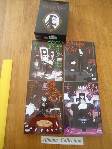 Lot manga creepy cat - cat, cotton
