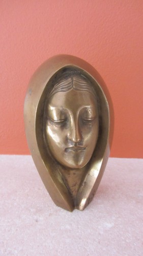 Buste vierge marie bronze - buste,