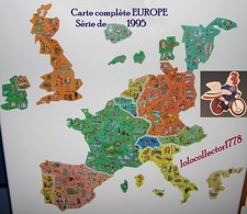?Carte d'EUROPE COMPLETE de 1995 LE GAULOIS (91 MAGNETS) ?