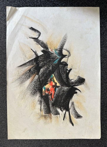 Ancien dessin abstrait - ancien,