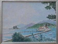Inconnu Peintre -berge -meer