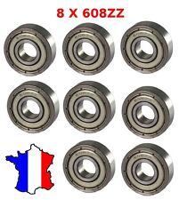 8 x roulement à bille 608zz ABEC 7  Roller Skate skateboard  608z - bearing
