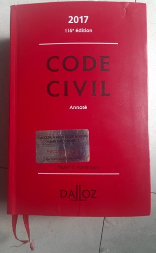 Code civil 2017 - , annoté