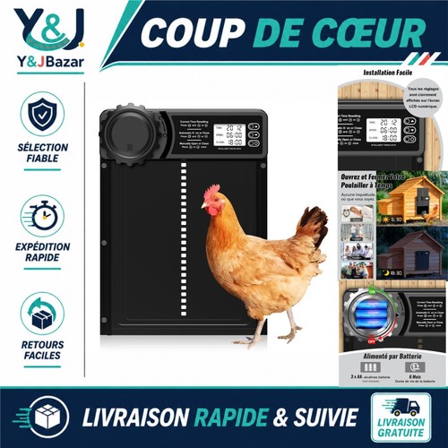 Porte automatique poulailler