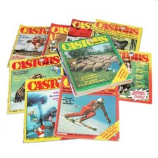 Ensemble / lot de 19 magazines / revues vintage Castor Junior