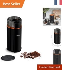 Moulin à Café Électrique Krups 12 Tasses - Broyage Silencieux de Café et Épices