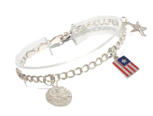 Bracelet charms argent - bracelet, en