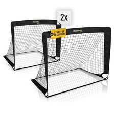 Set de 2 But de Foot Enfant Exterieur - Goal de Foot avec Sac de Transport ut...