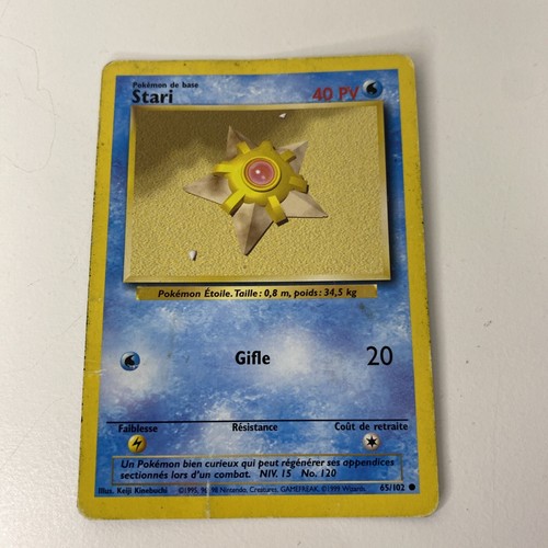 Carte pokémon stari 102 - carte, 65/102