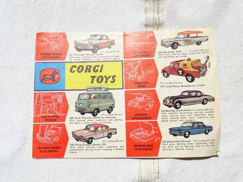 Corgi toys catalogue - corgi, 1/43