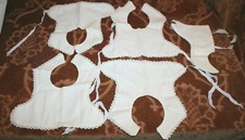 lot de 5 petits bavoirs de