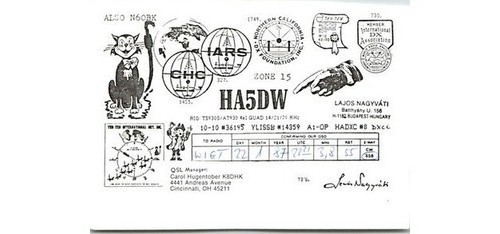 1987 ha5dw qsl - card:, nagyvati
