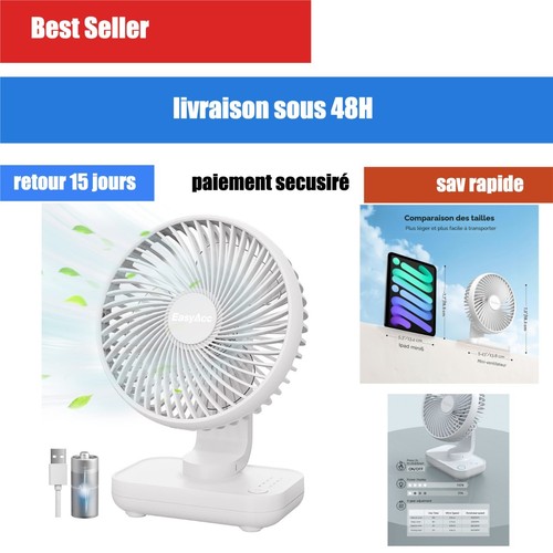 Ventilateur bureau easyacc - bureau,