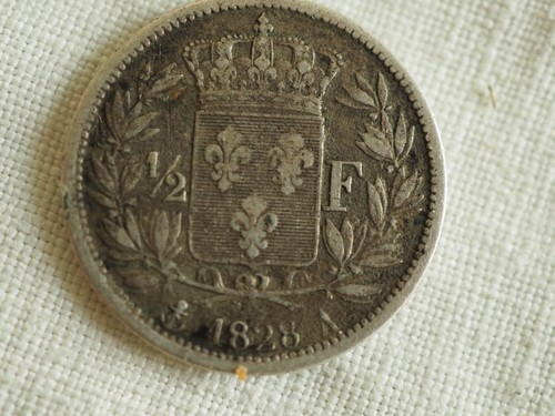Franc 1828a charles argent - franc,