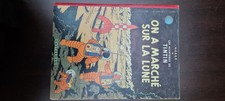 bd tintin on a marché sur la lune EO 1954 B30
