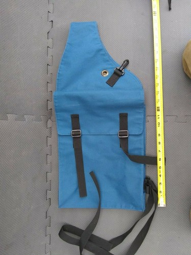 Blue nylon saddle - nylon,