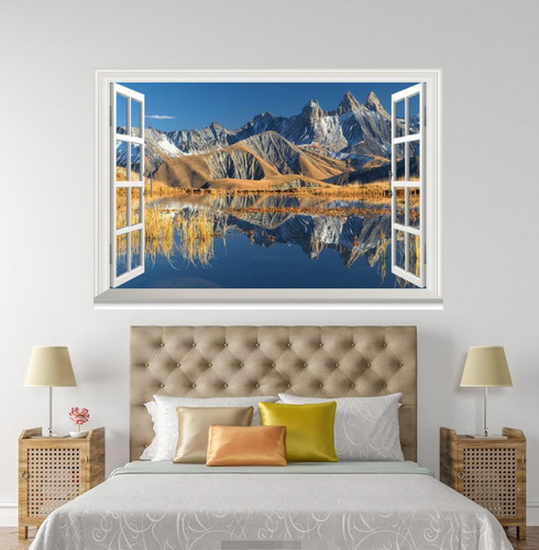 Sommet montagne lacs 568 - 3d,