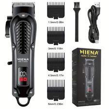 Tondeuse Électrique Sans Fil Professionnelle-Barbier, Cheveux & Barbe, Écran LCD