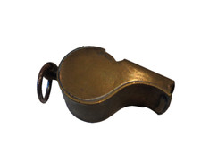 Sifflet militaire U.S., en laiton. Etats-Unis. WW.1.