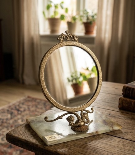 Miroir laiton onyx - laiton, &