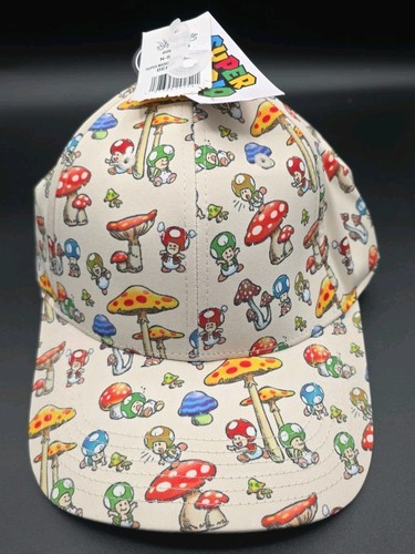 Super mario white toad hat - super,