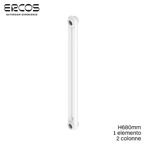 Radiateur tubulaire blanc - , en