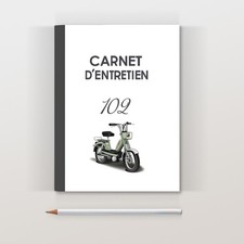 Carnet entretien mobylette - carnet, d'entretien