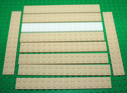 Lot plates lego 8 - plates, :